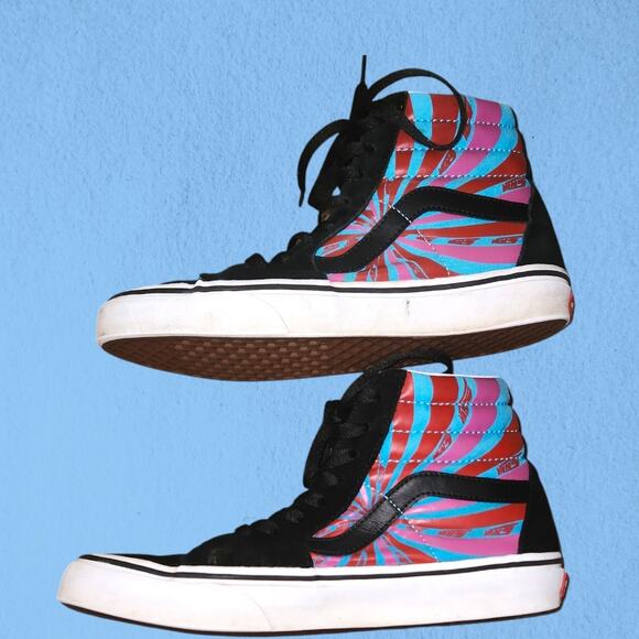 Eye-Catching Vans Sk8-Hi Shoes! - Picture 3 of 7